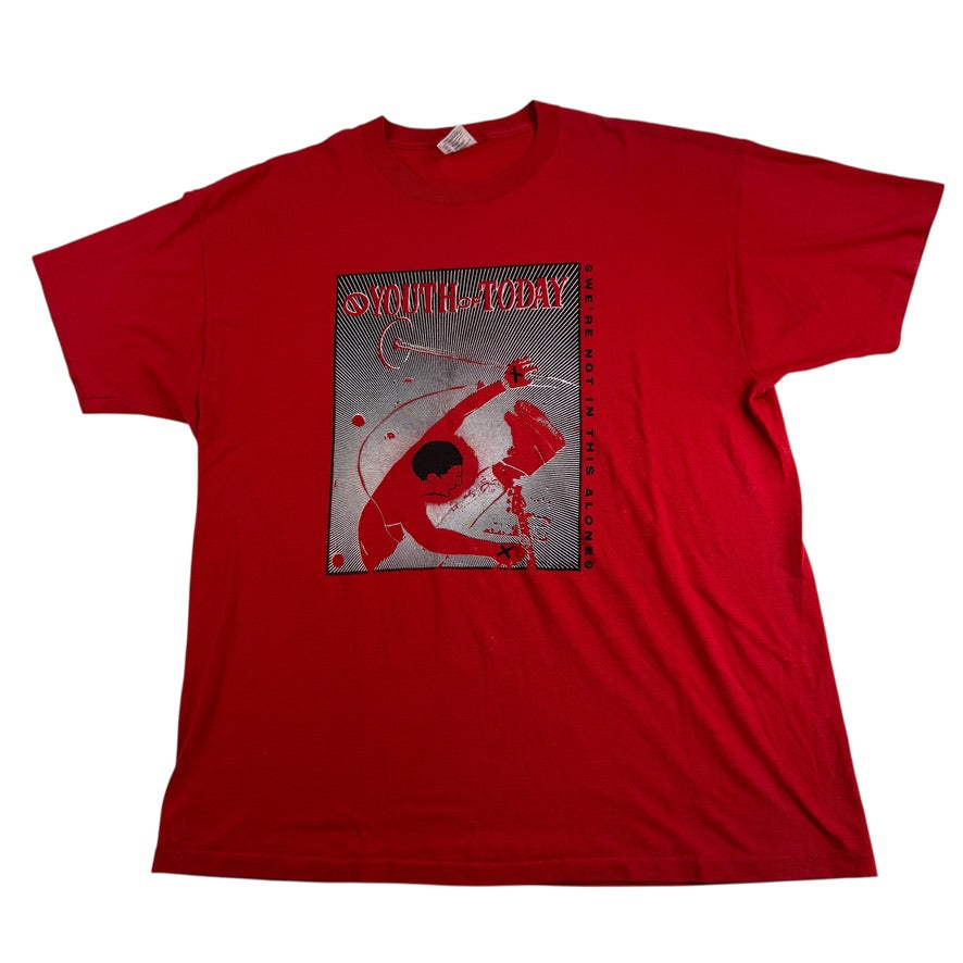 Vintage 90s Youth Of Today Shirt XL We're Not In This Alone