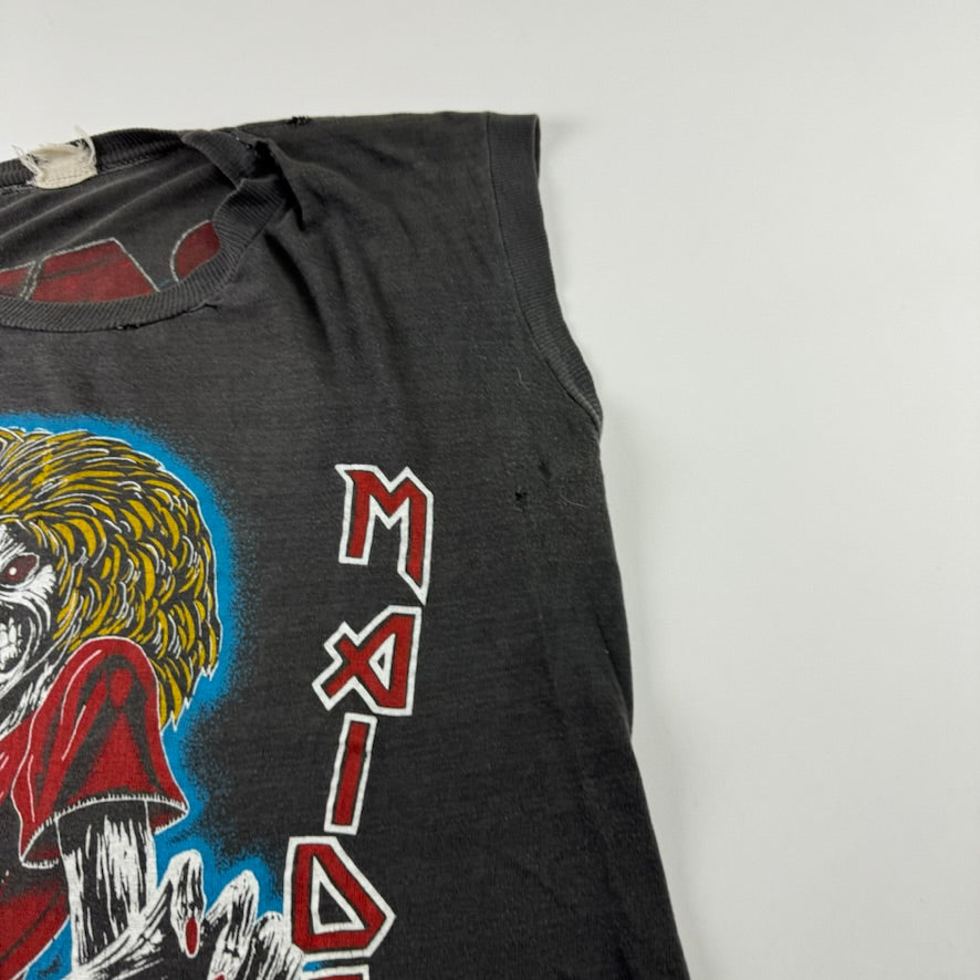 Vintage 80s Iron Maiden Sleeveless Medium Shirt Ratt