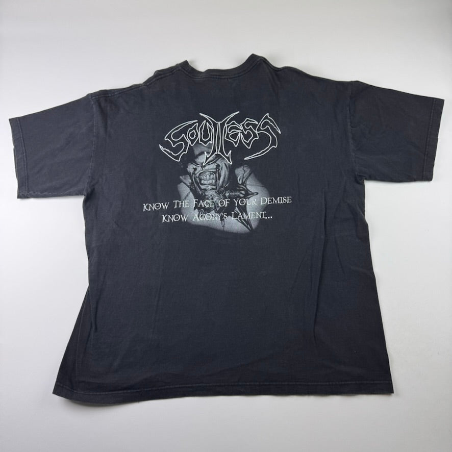 Vintage 90s Soulless Shirt XXL Know The Face