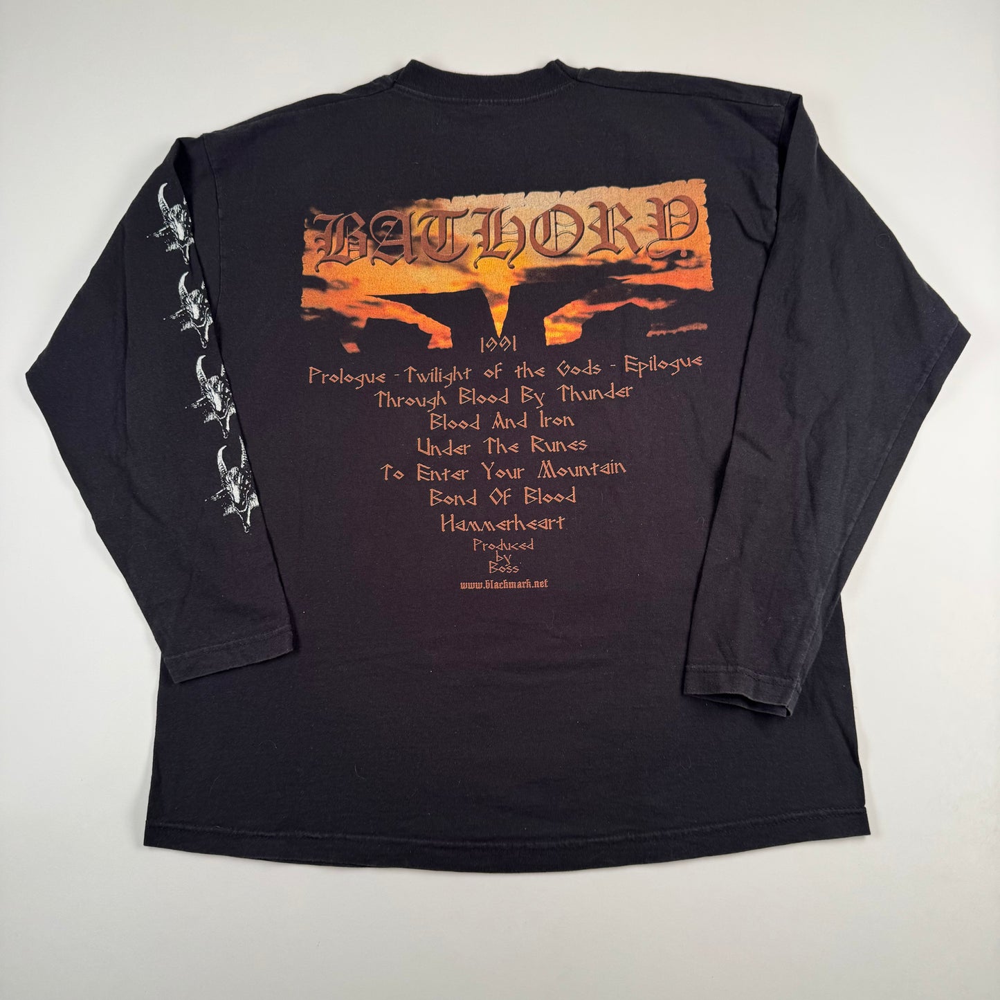 Vintage 2000s Bathory Long Sleeve Shirt Large Twilight Of Gods
