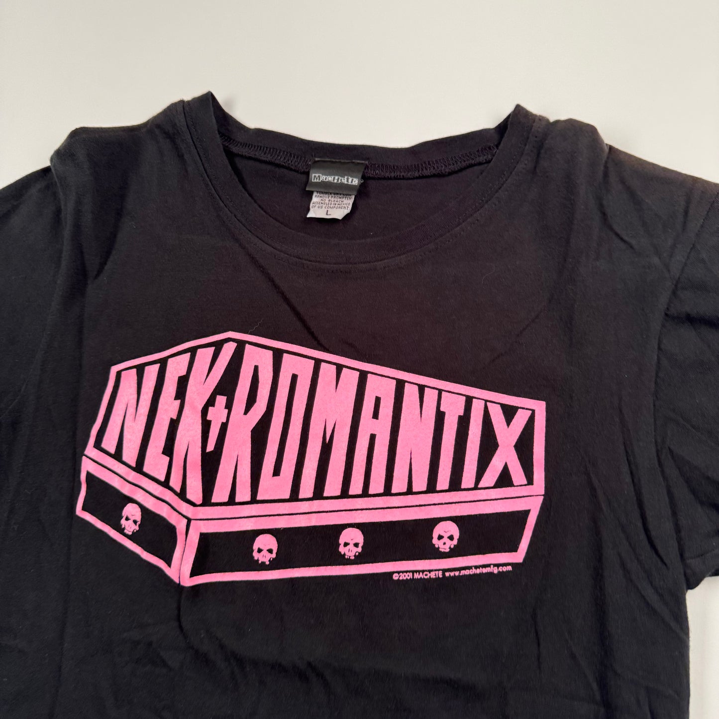 Vintage 2000s Nekromantix Women's Shirt Large