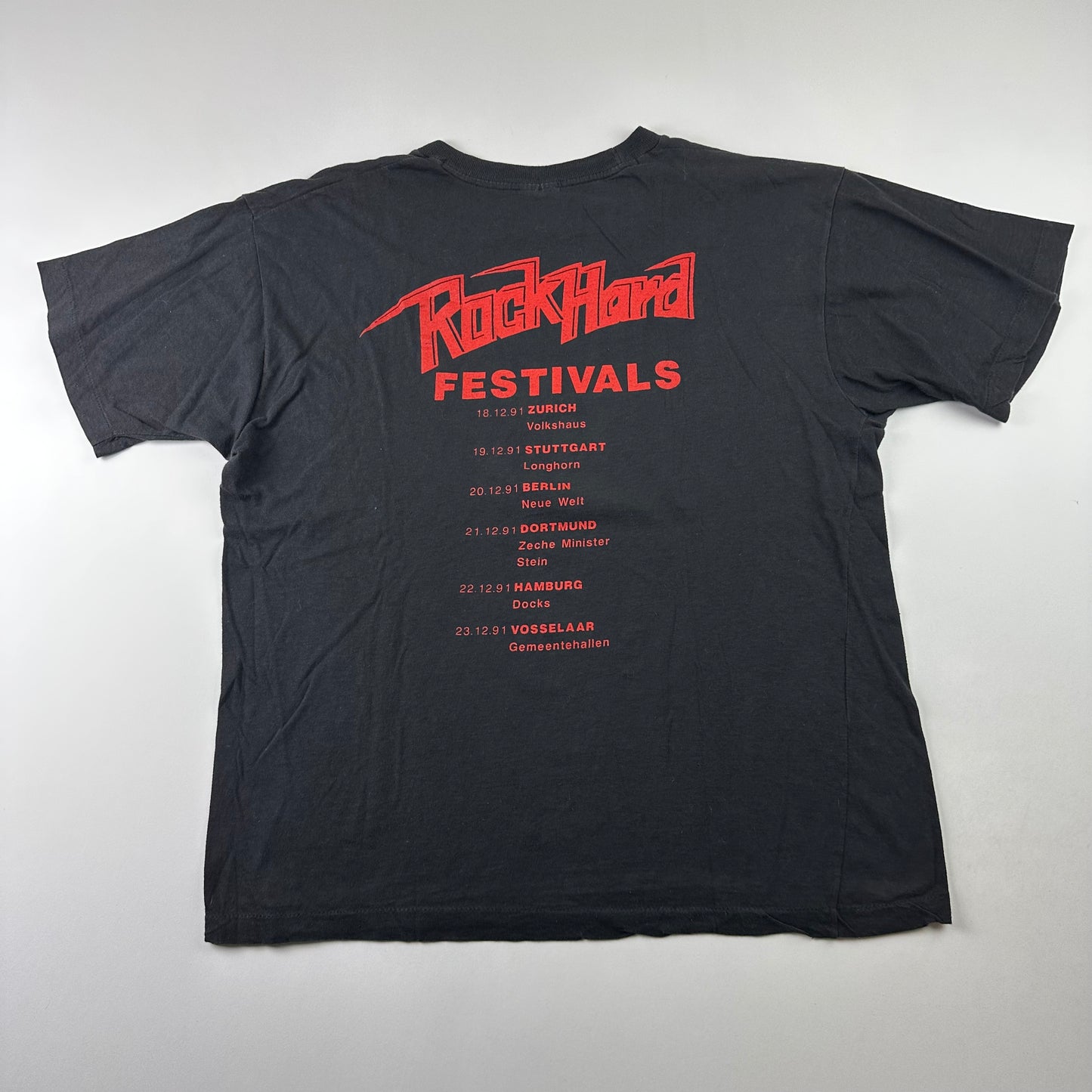 Vintage 1991 Cannibal Corpse Shirt Large Rock Hard Festivals