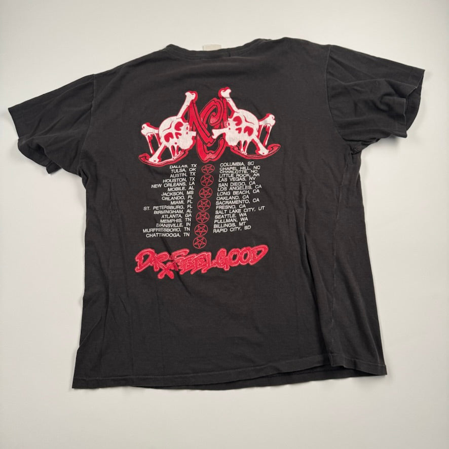 Vintage 1989 Motley Crue Shirt Medium Dr Feel Good