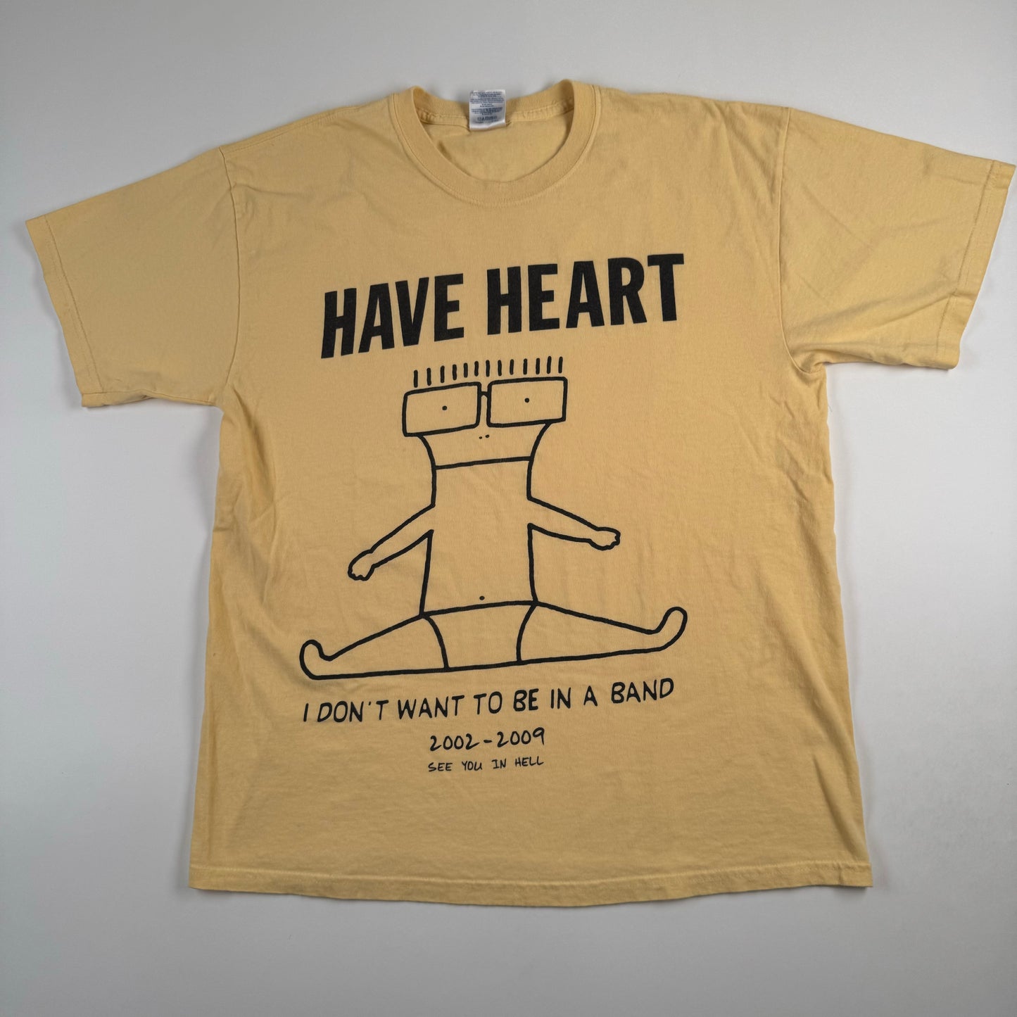 2009 Have Heart Shirt Large I Don't Want To Be In A Band