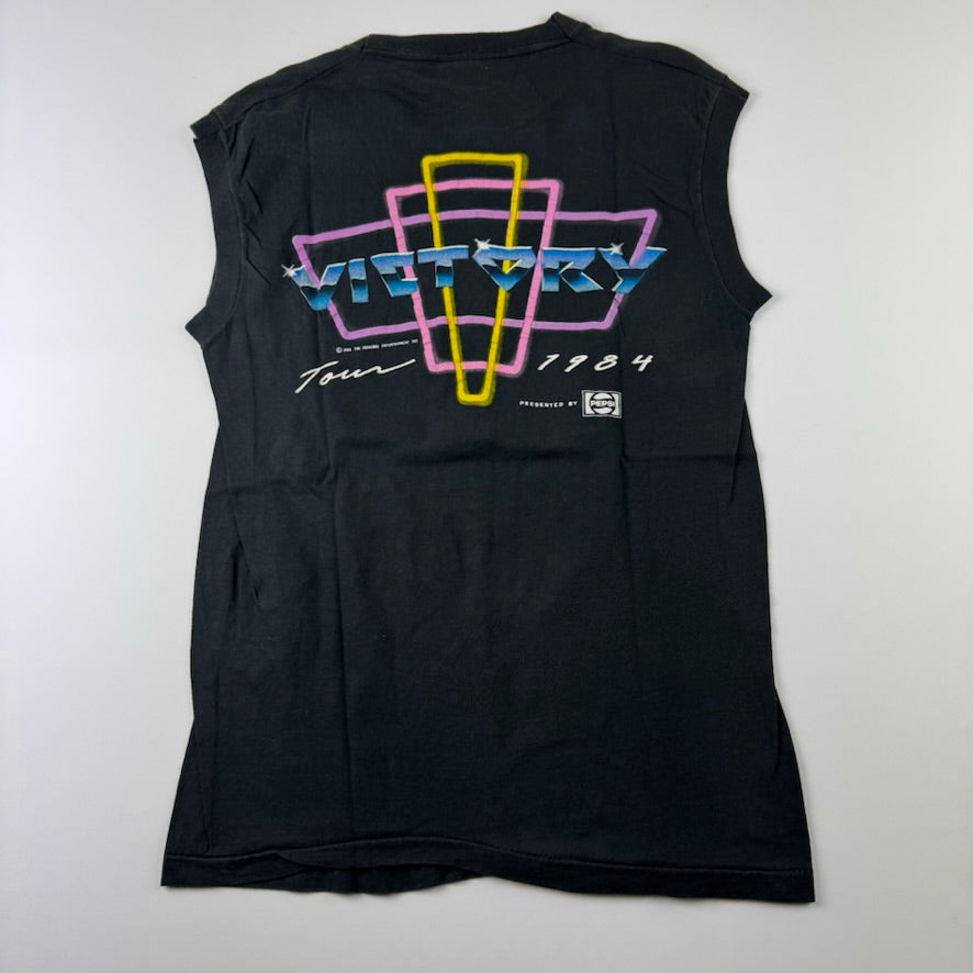 Vintage 1984 Michael Jackson Sleeveless Shirt Large Victory