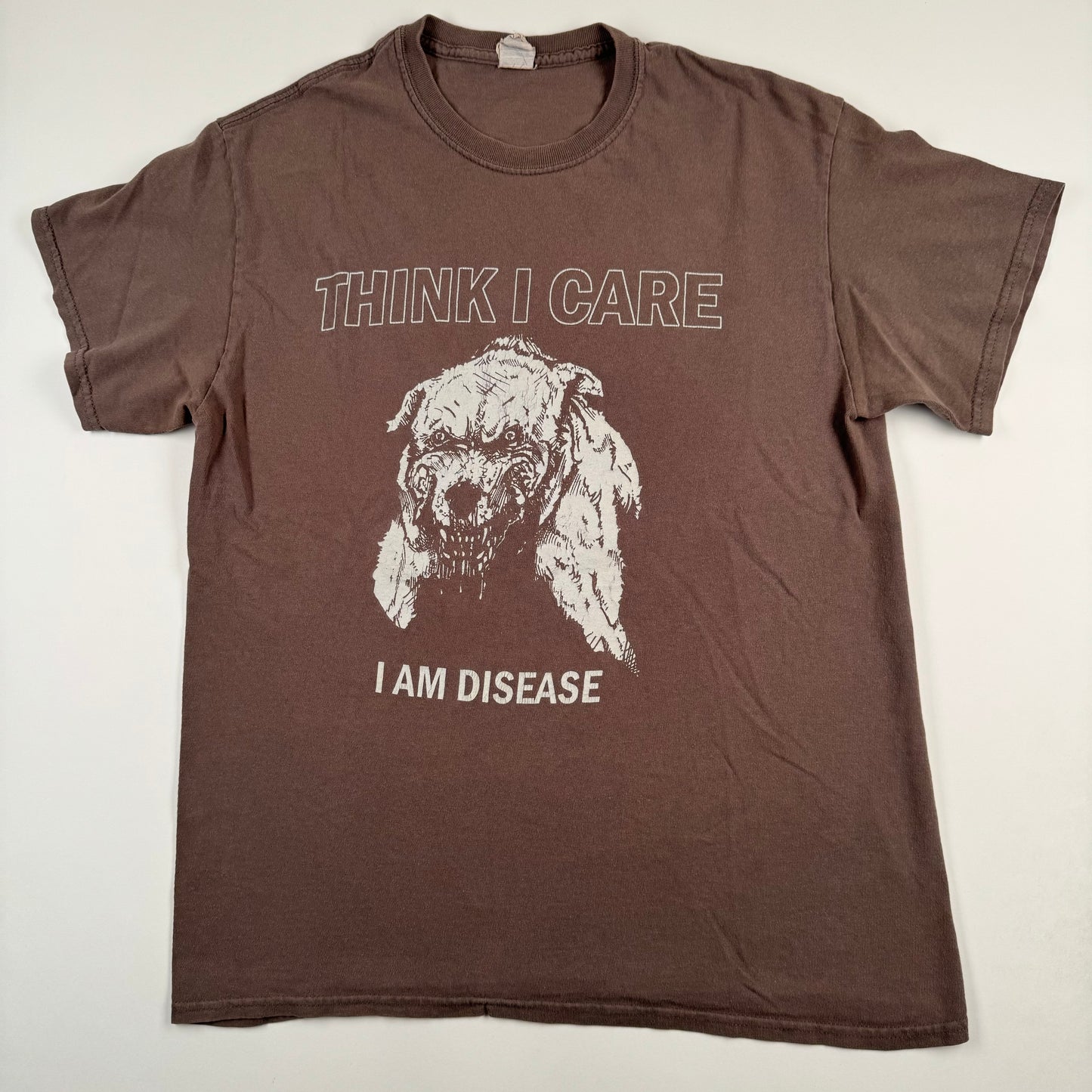 Think I Care Shirt Medium I Am Disease