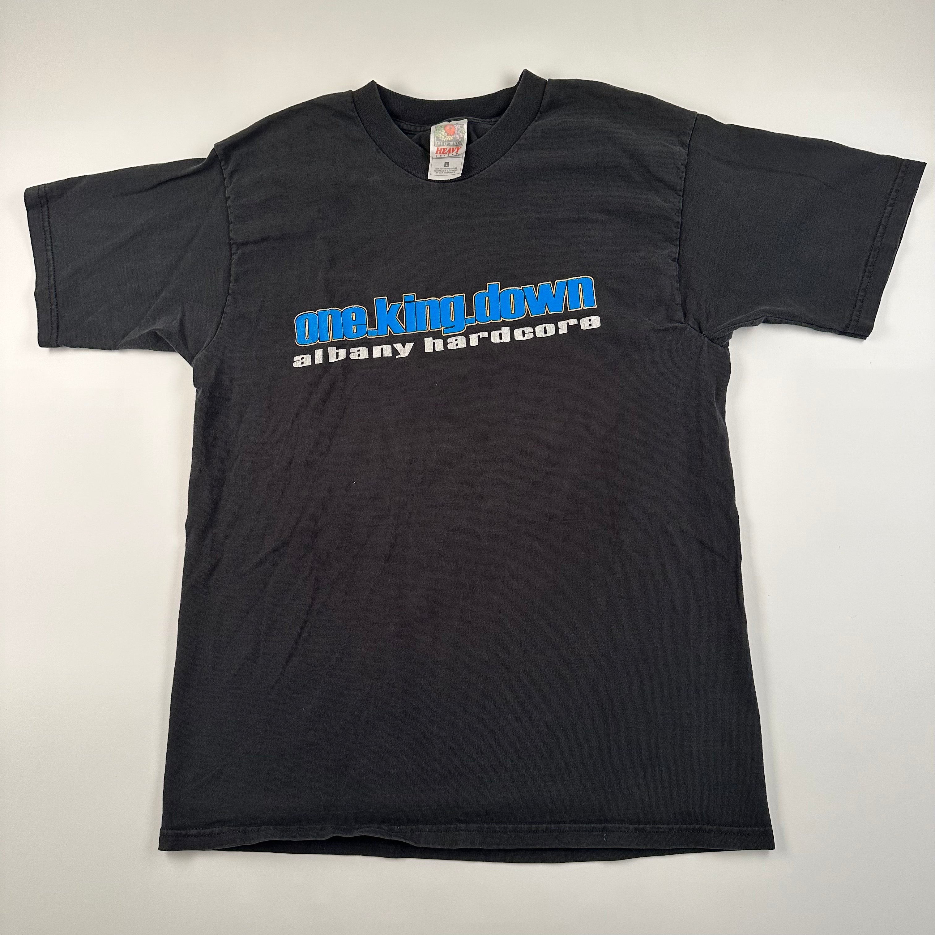 Vintage 90s One King Down Shirt Large Albany Hardcore – Madd