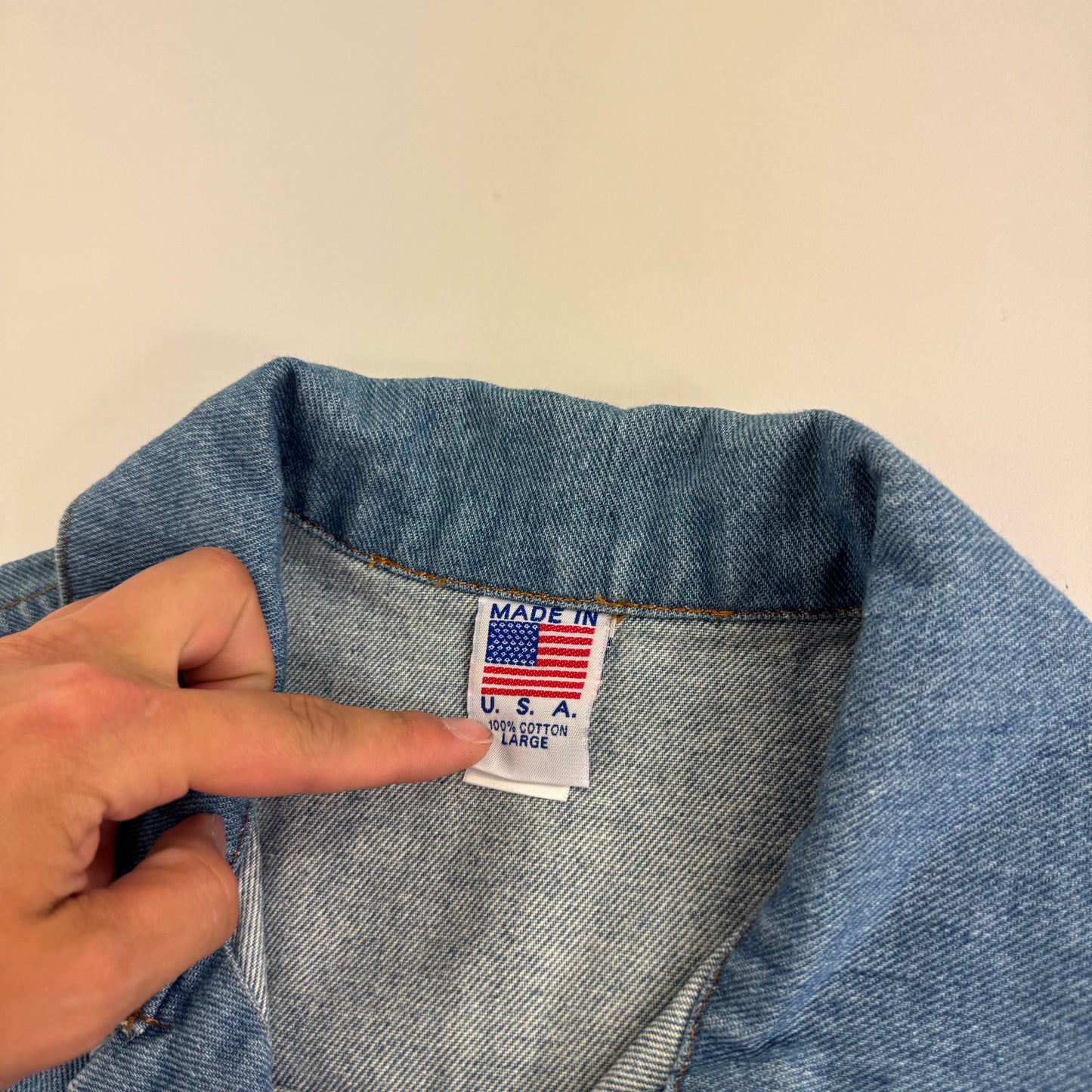 Nuclear Assault Denim Vest Large