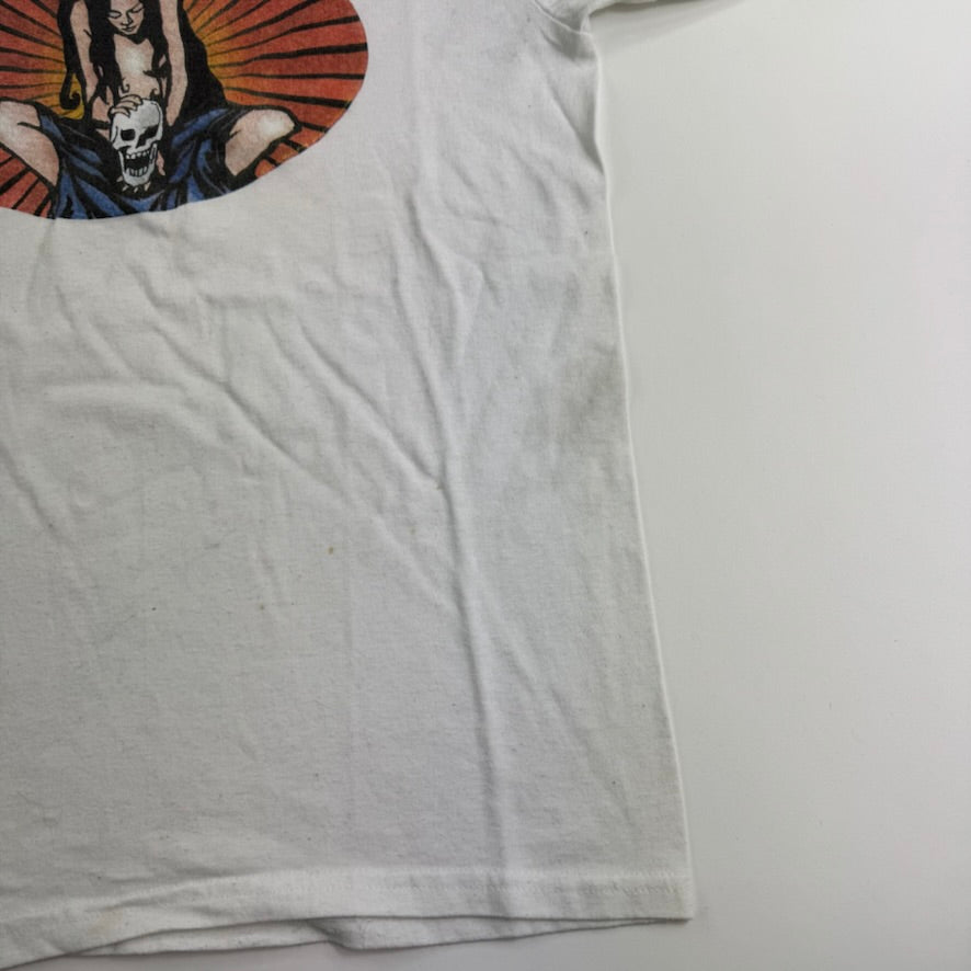 Vintage 90s The Kiss Of Death Ringer Shirt Medium