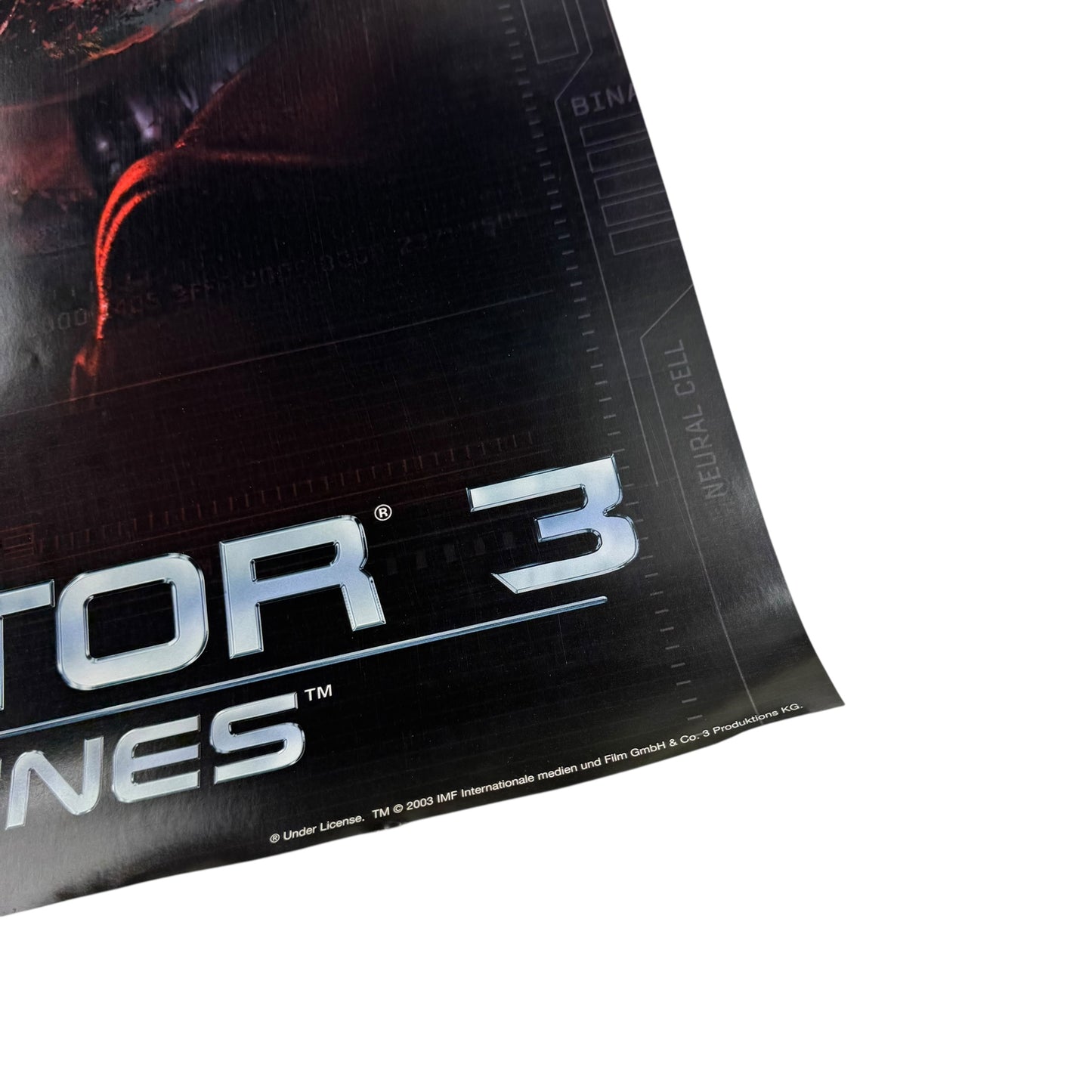 Vintage 2003 Terminator 3 Poster