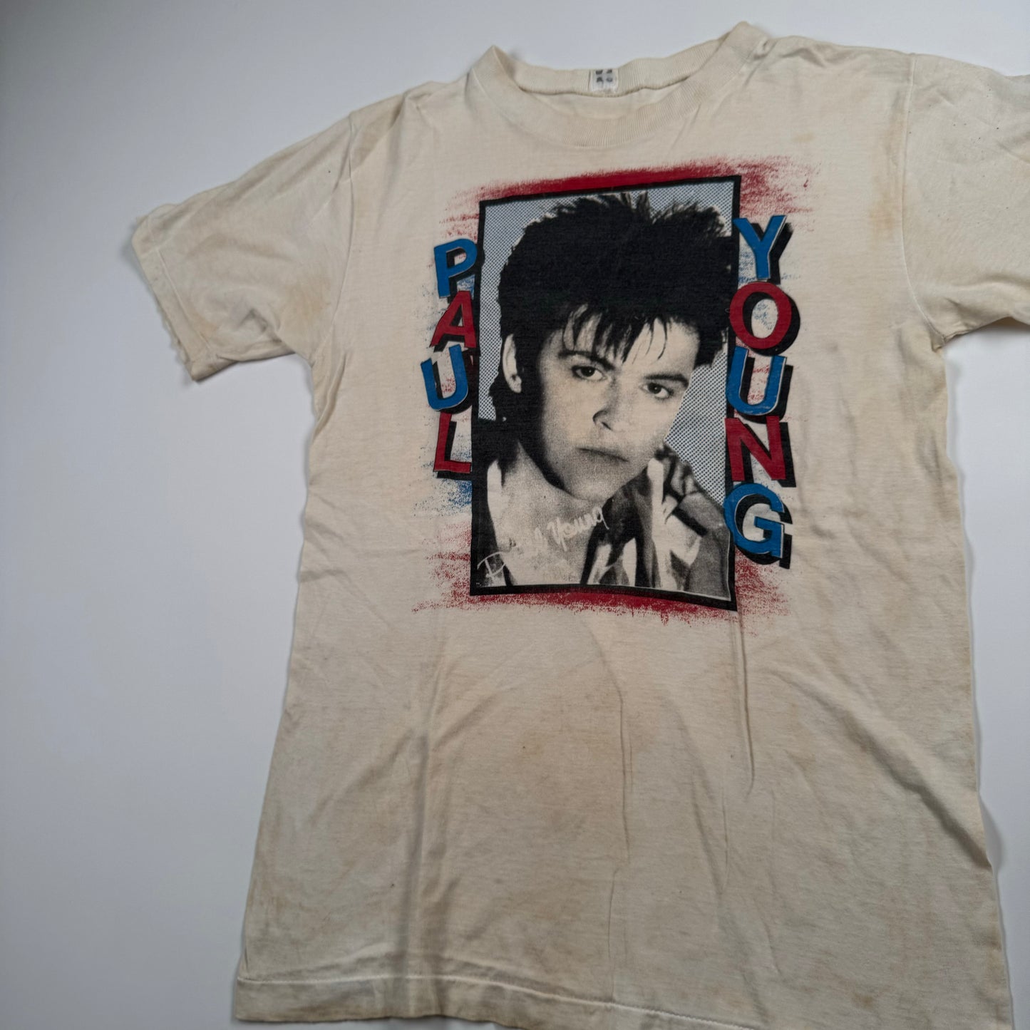 Vintage 80s Paul Young Shirt Medium