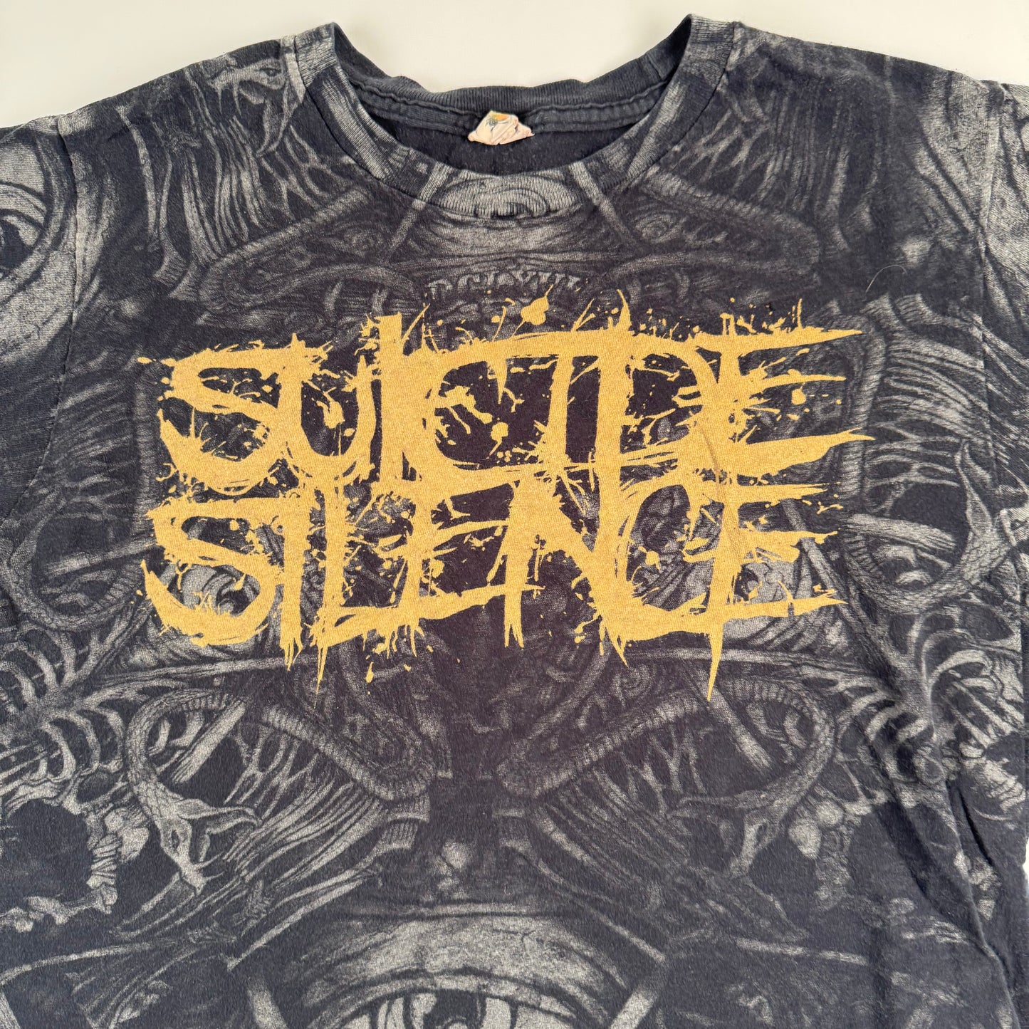 2011 Suicide Silence Shirt Medium All Over Print The Black Crown