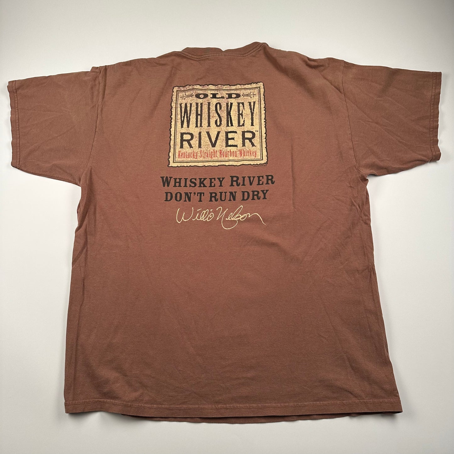 Vintage 2000s Willie Nelson Shirt XL Old Whiskey River