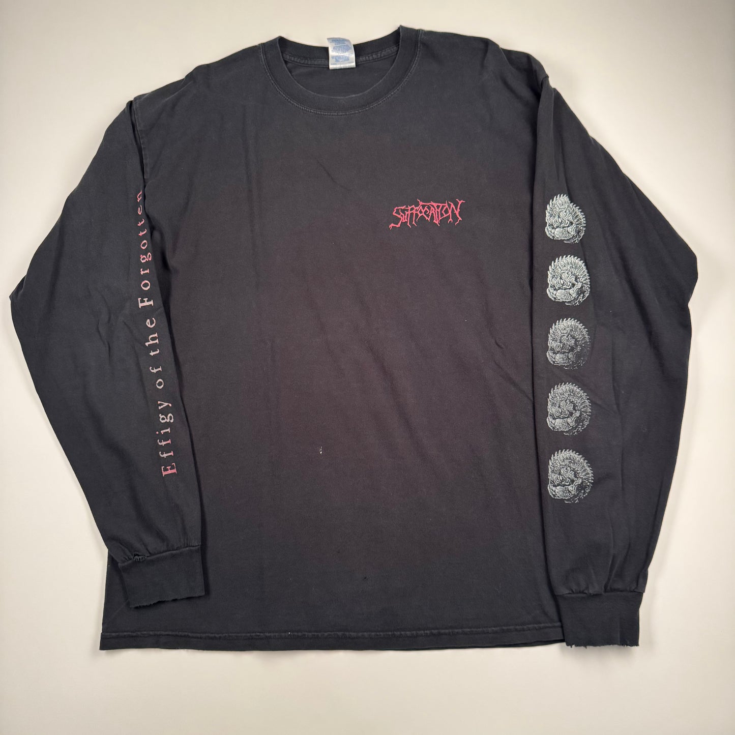 Vintage 90s Suffocation Long Sleeve Shirt XL Effigy Of The Forgotten