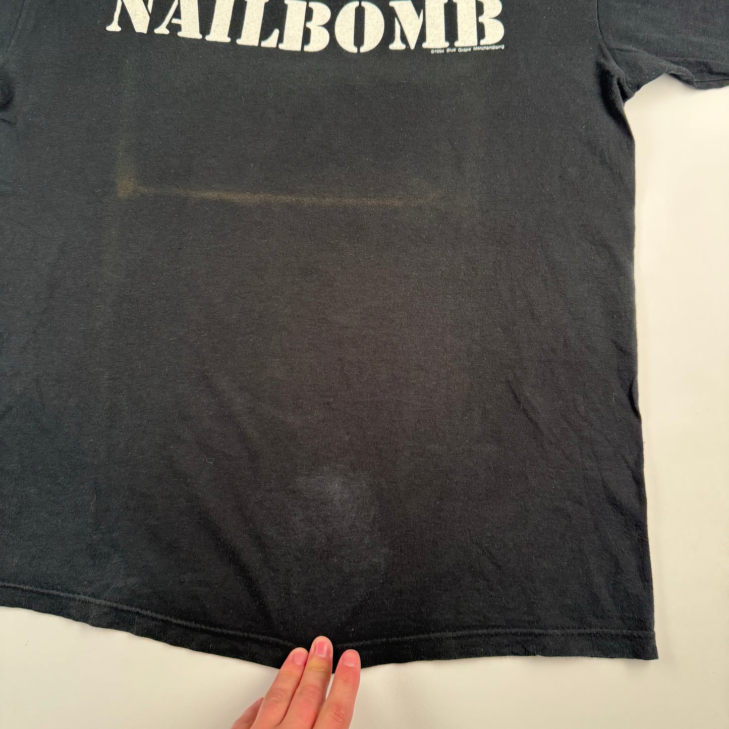Vintage 1994 Nailbomb Shirt Large Feels Good To Be a Punk Loser