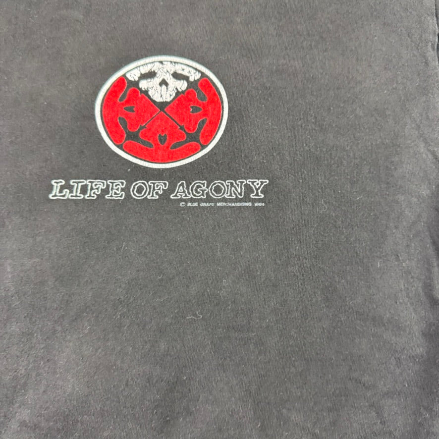 Vintage 1994 Life Of Agony Shirt XL River Runs Red