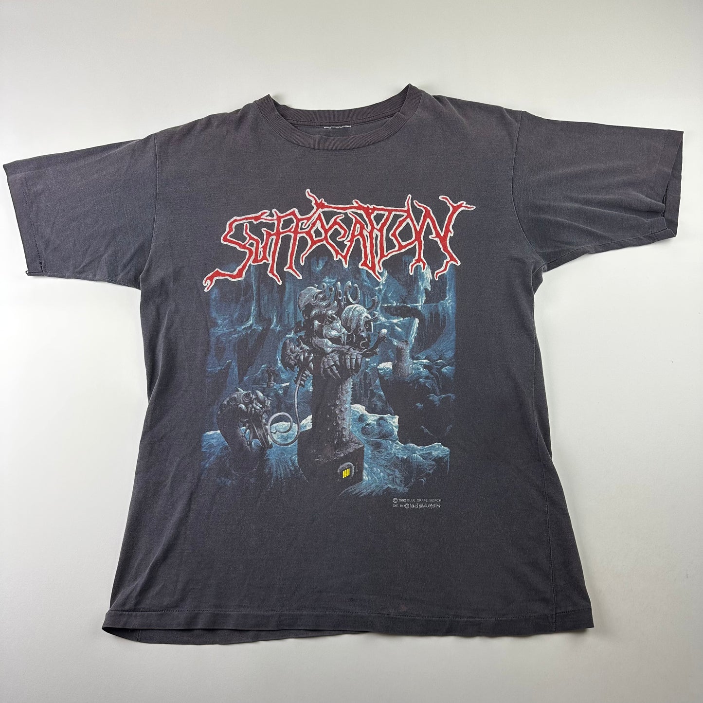 Vintage 1993 Suffocation Shirt Large Breeding The Spawn
