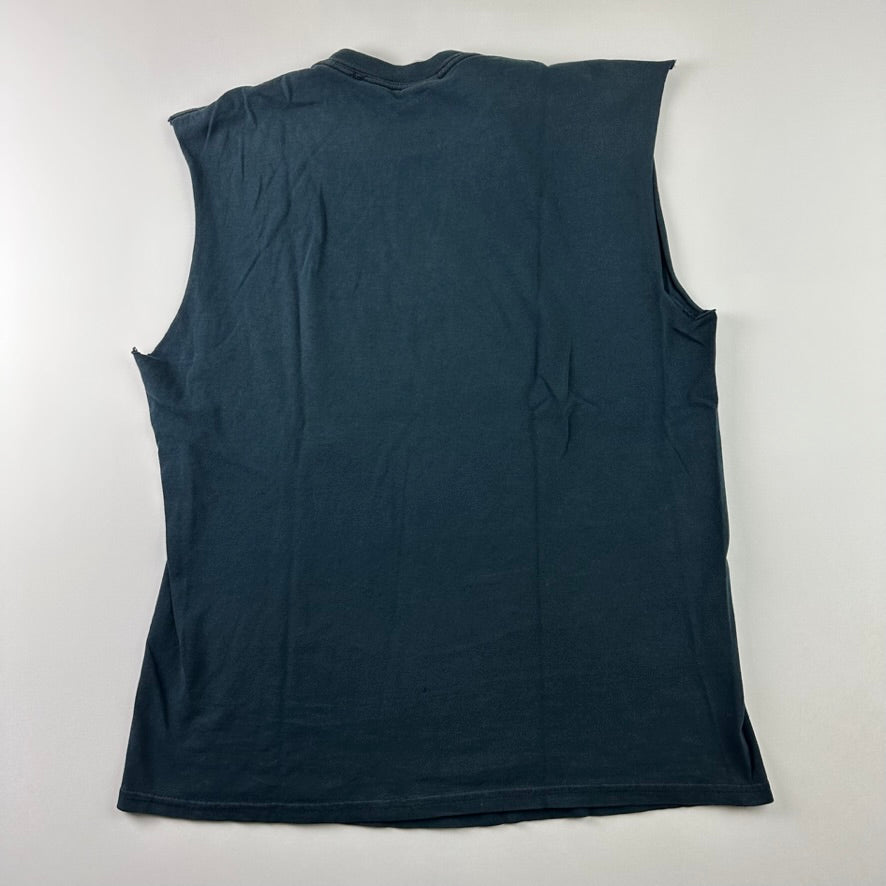 Vintage 2000s As Blood Runs Black Sleeveless Shirt Medium