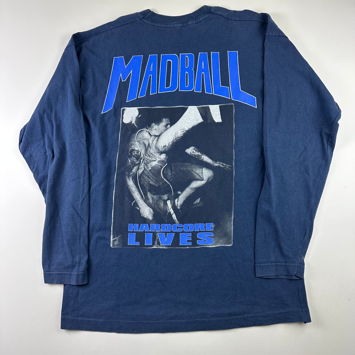 Vintage 90s Madball Long Sleeve Shirt XL Hardcore Lives