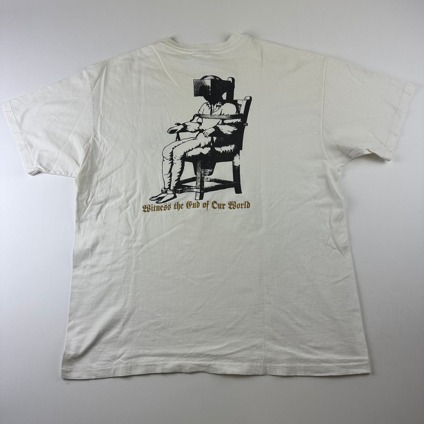 Vintage 90s Ringworm Shirt XL Witness The End Of Our World