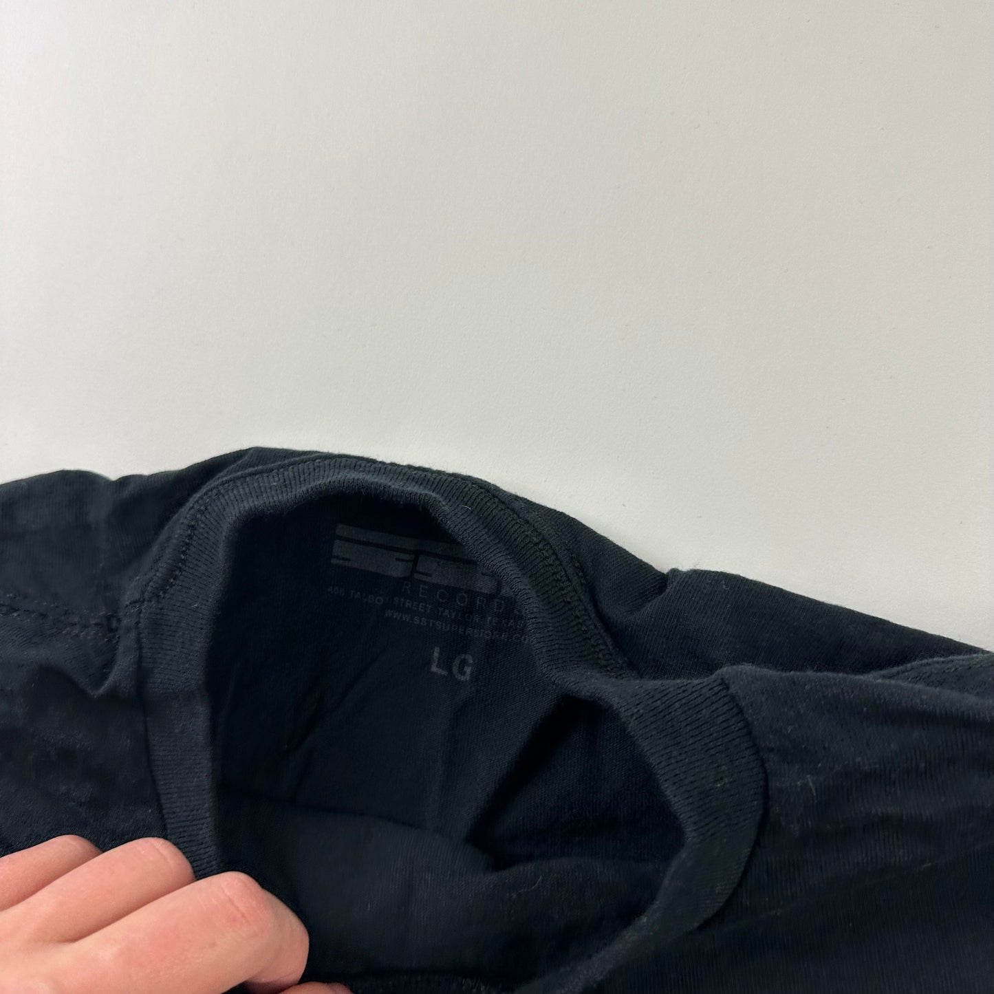 Black Flag Shirt Large Damaged