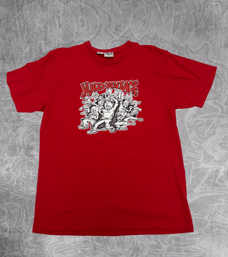Madd Vintage Memorial T-Shirt - Red