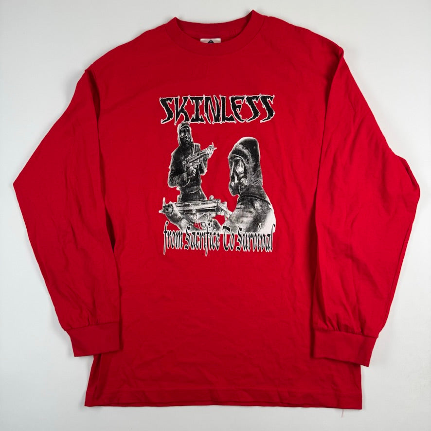 Vintage 2003 Skinless Long Sleeve Shirt Medium From Sacrifice To Survival