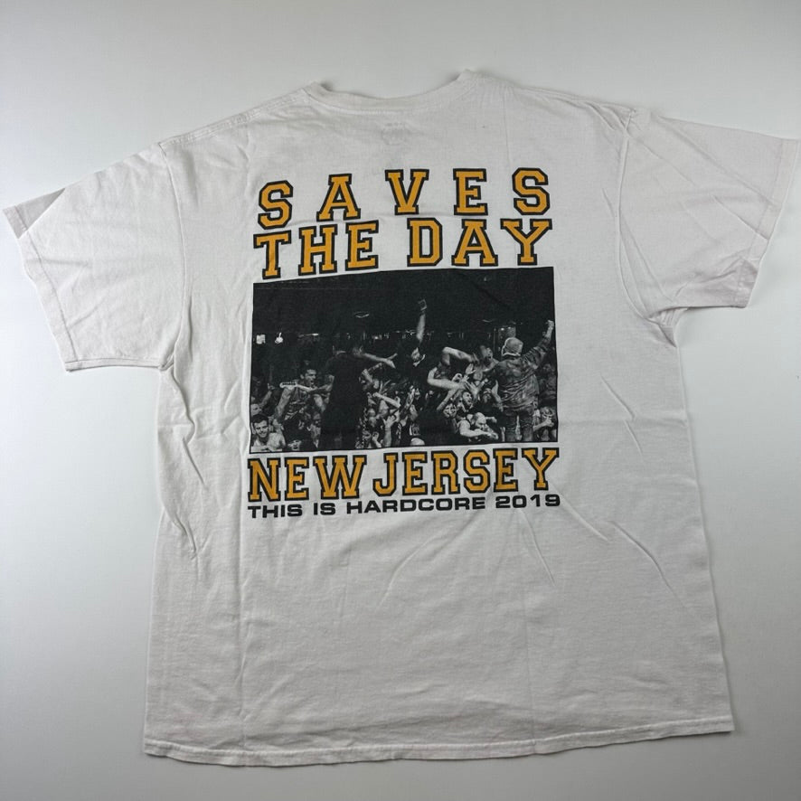 2019 Saves The Day Shirt XL This Is Hardcore