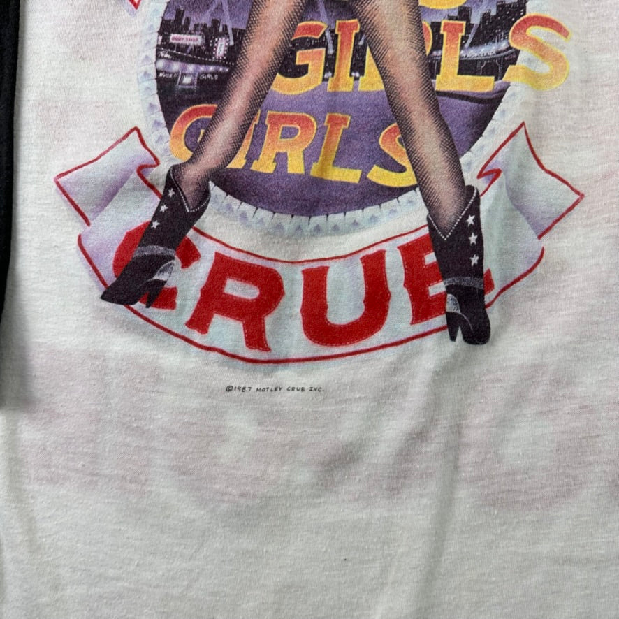 Vintage 1987 Motley Crue Shirt XL Bad Boy Boogie