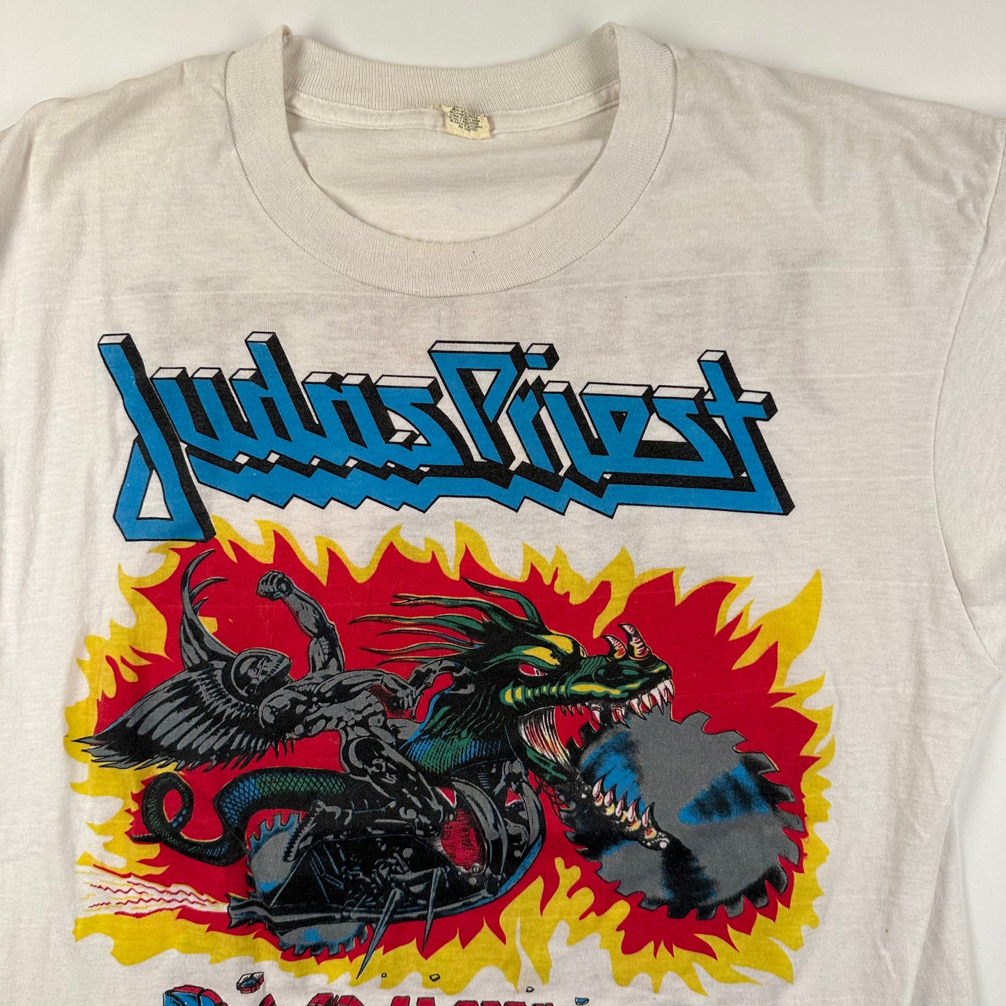 Vintage 1991 Judas Priest Shirt Large Painkiller Megadeth