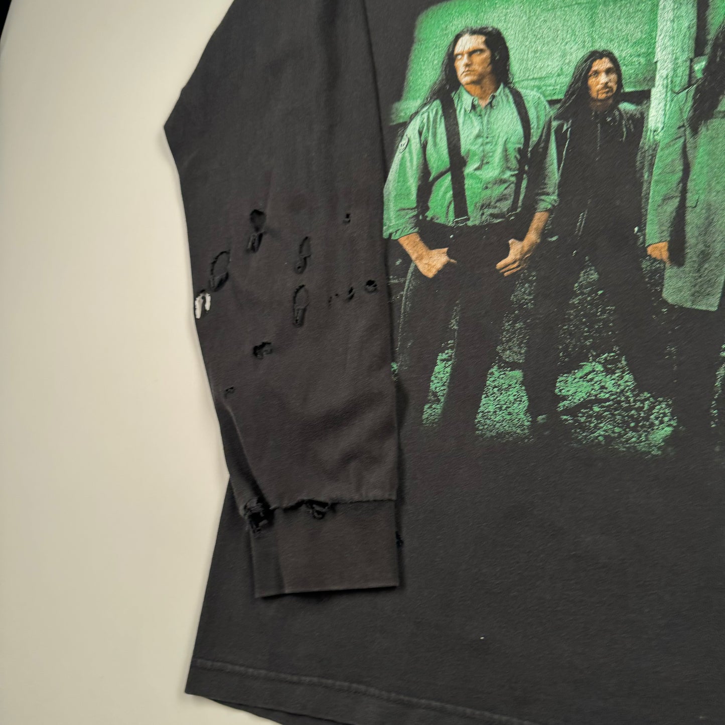 Vintage 90s Type O Negative Long Sleeve Shirt XL Skeleton Crew
