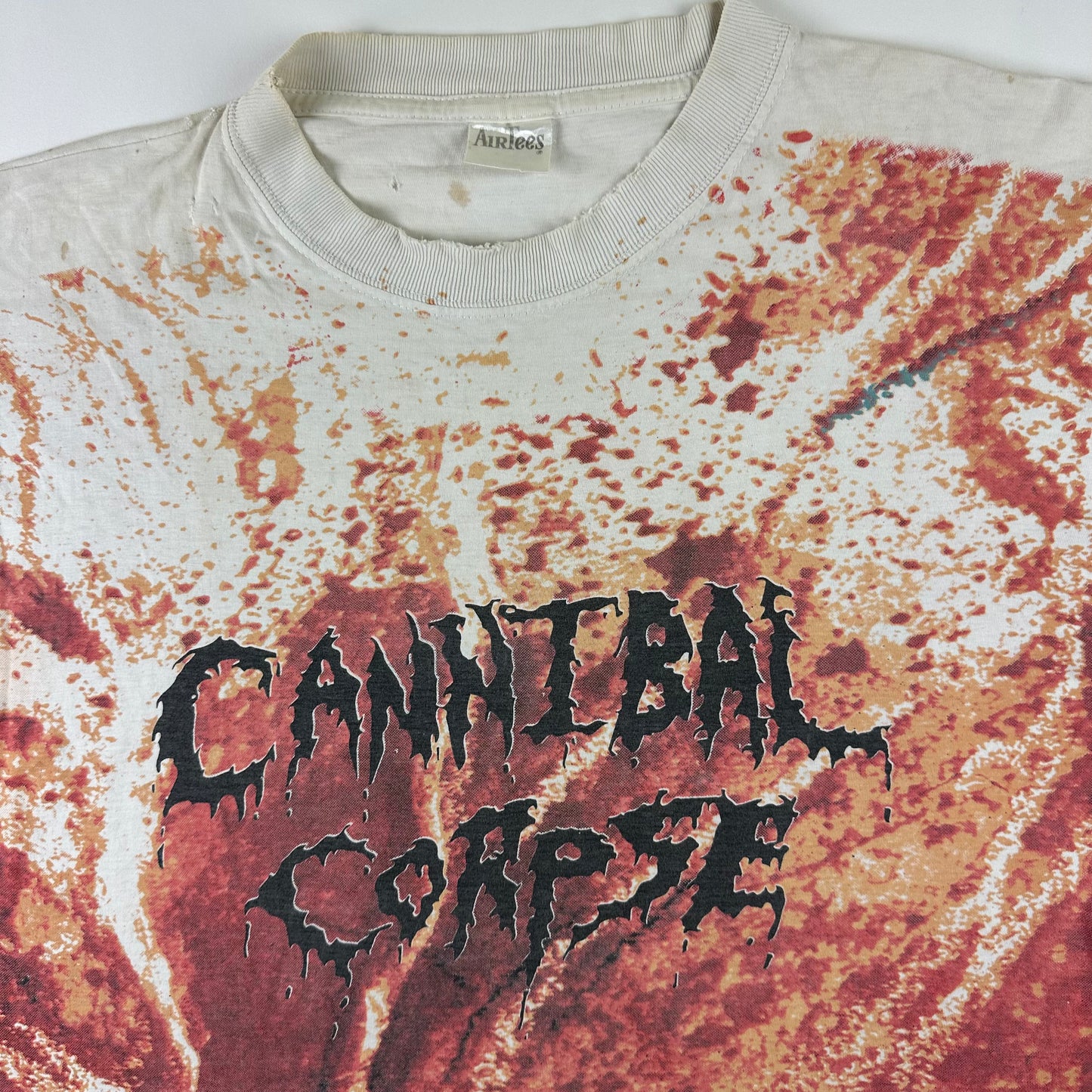 Vintage 90s Cannibal Corpse Shirt Large All Over Print