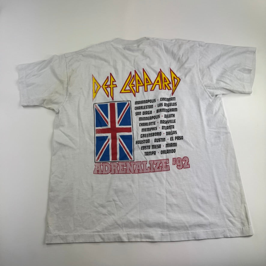 Vintage 1992 Def Leppard Shirt XXL Adrenalize