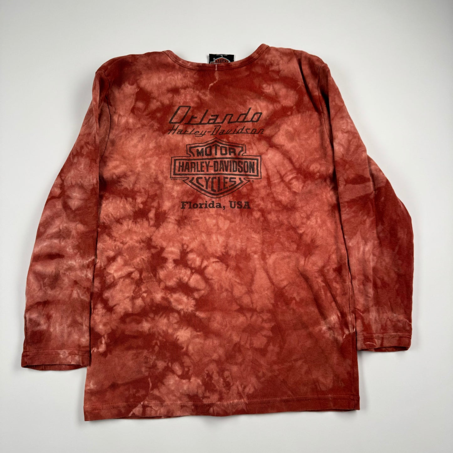 Vintage 2000s Harley Davidson Womens Long Sleeve Shirt Large