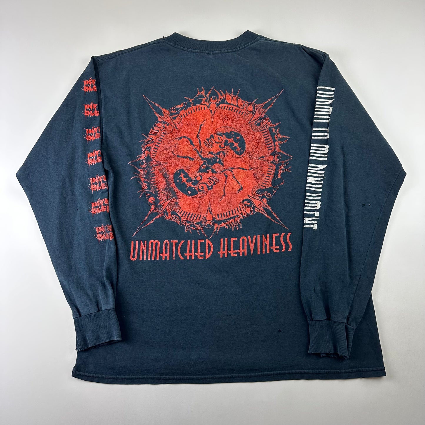 Vintage 90s Internal Bleeding Long Sleeve Shirt Large Voracious Contempt