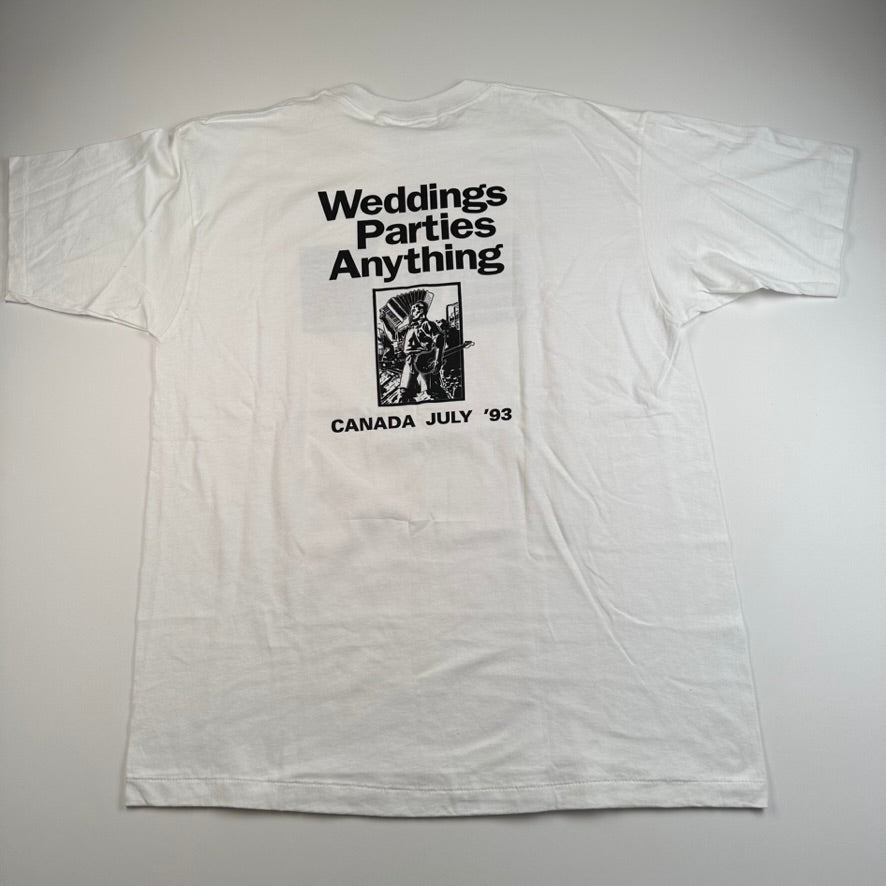 Vintage 1993 Weddings Parties Anything Shirt XL Canada July