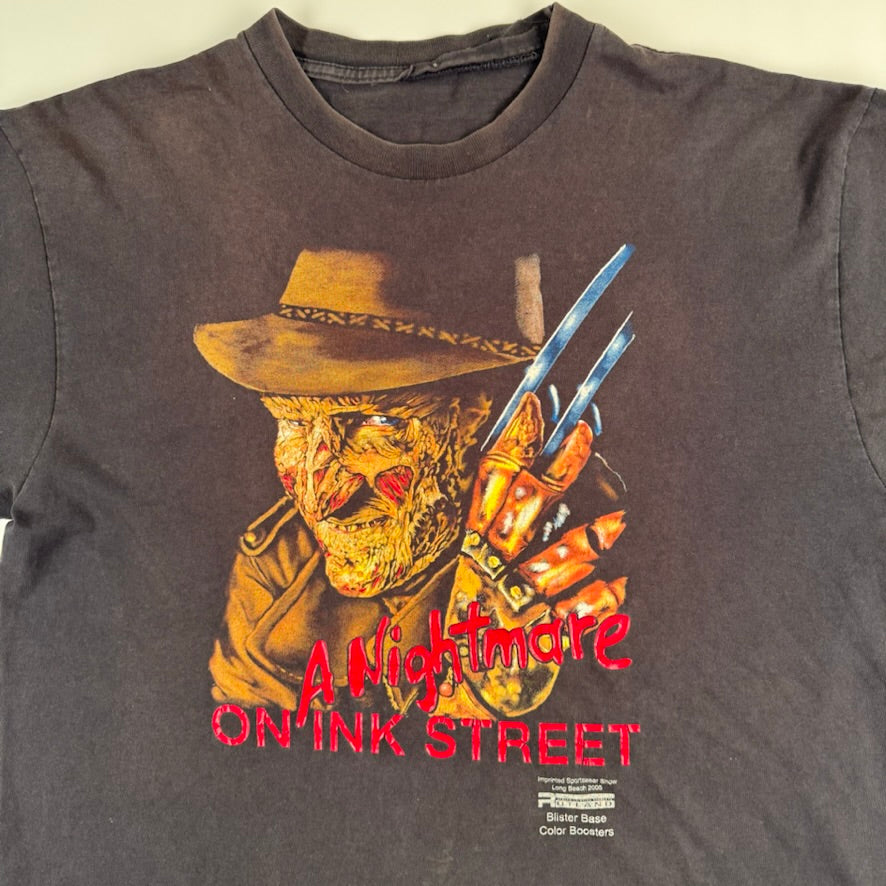 Vintage 90s A Nightmare On Elm Street Shirt XL Ink Tattoo