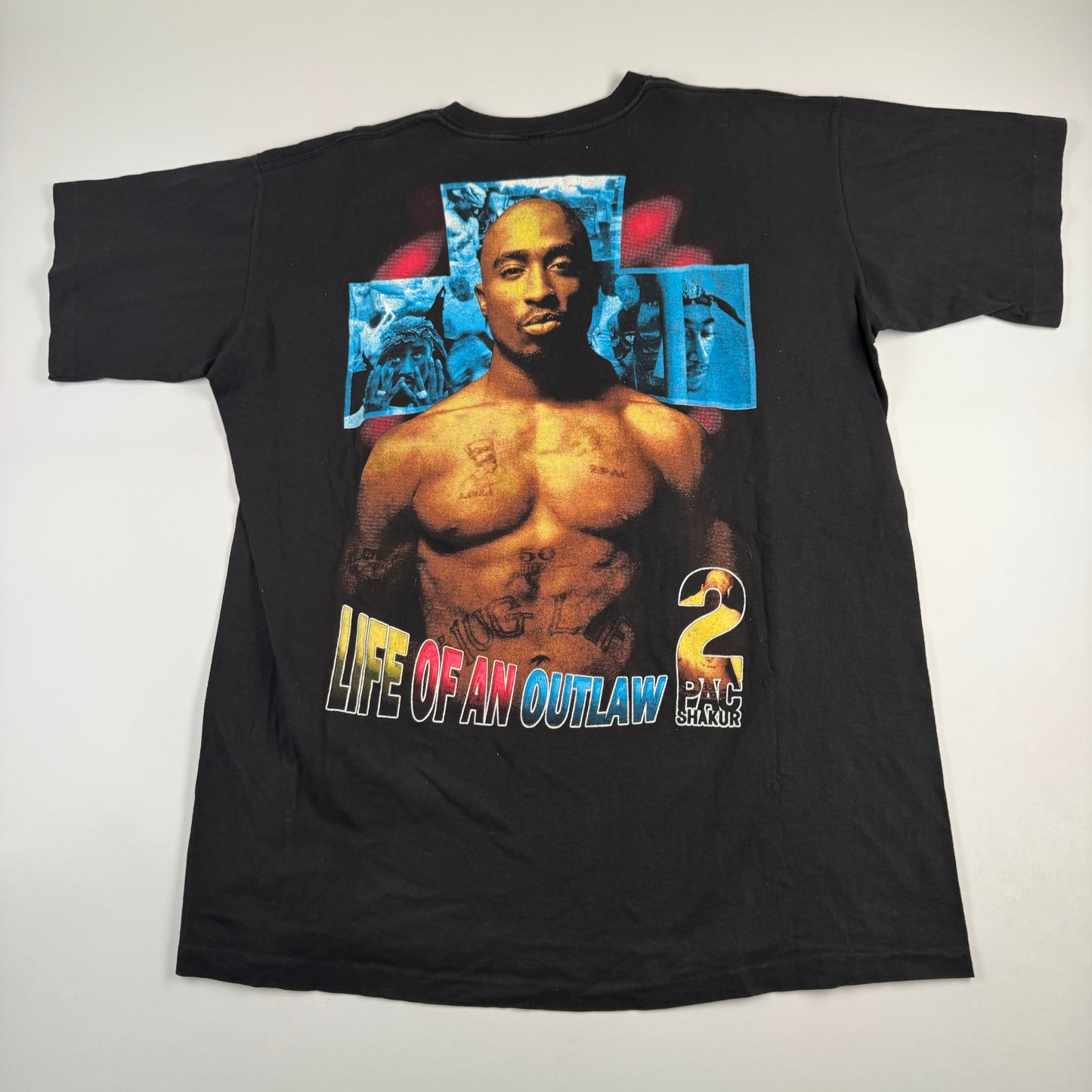 Vintage 90s Tupac Shirt XXL Rap Tee The 7 Day Theory