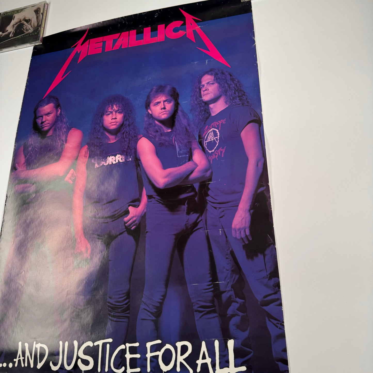 Vintage 1988 Metallica Poster And Justice For All