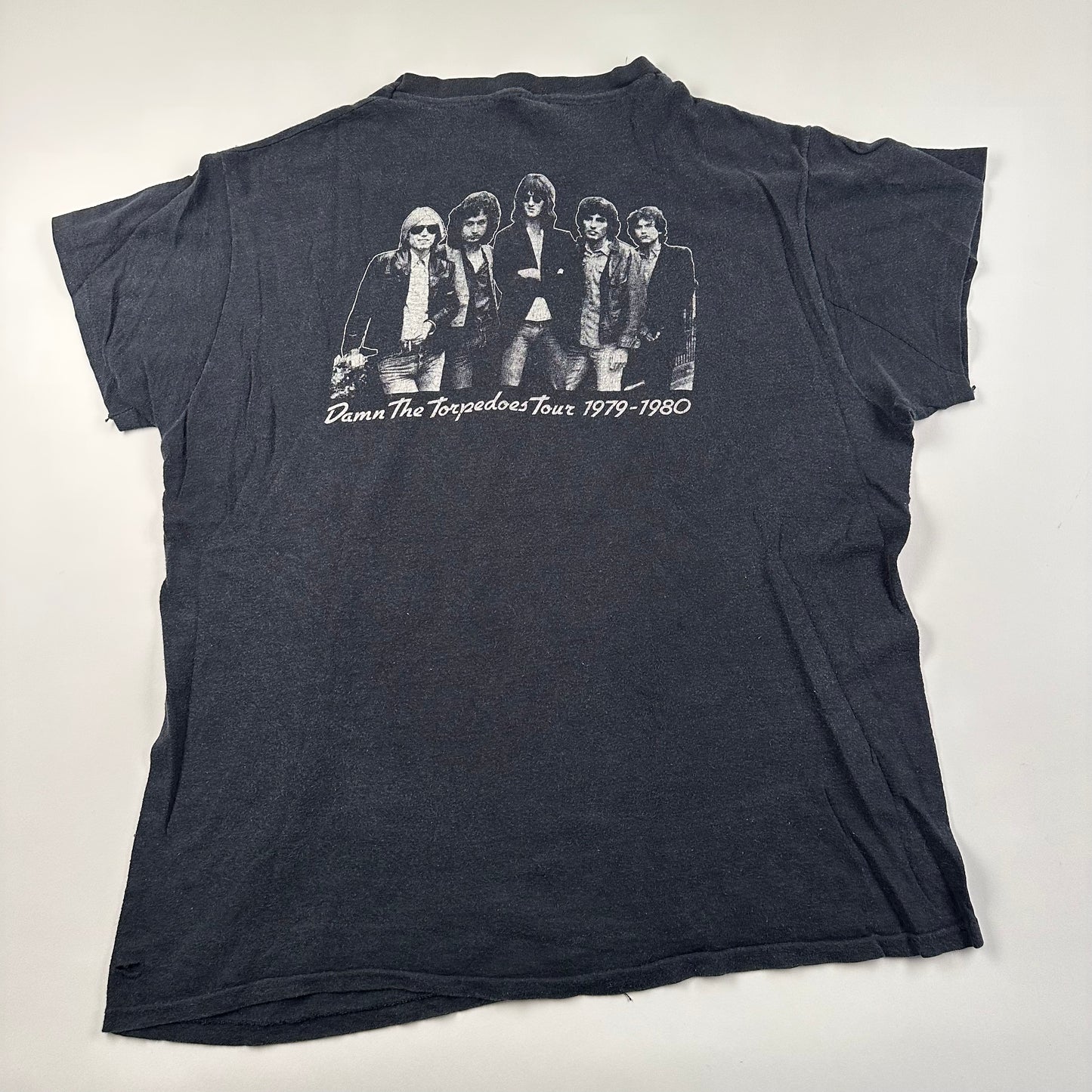 Vintage 1979 Tom Petty Shirt Large Damn The Torpedoes