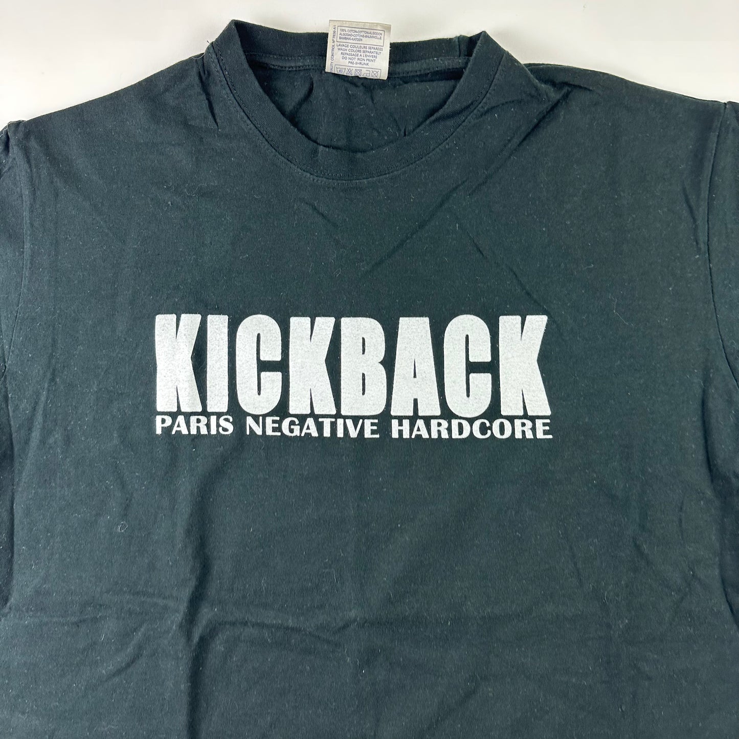 Vintage 2000s Kickback Shirt Medium Paris Negative Hardcore