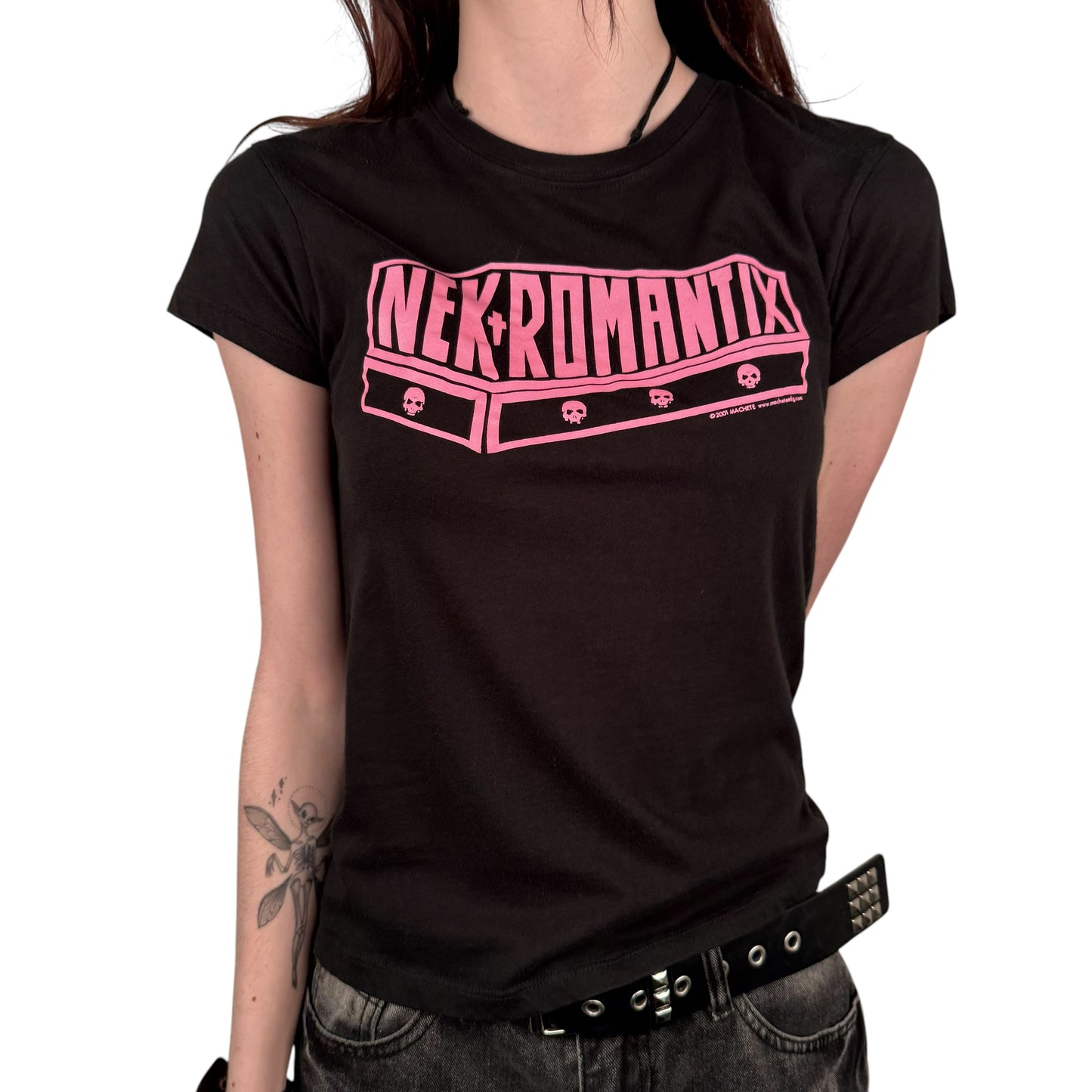 Vintage 2000s Nekromantix Women's Shirt Large