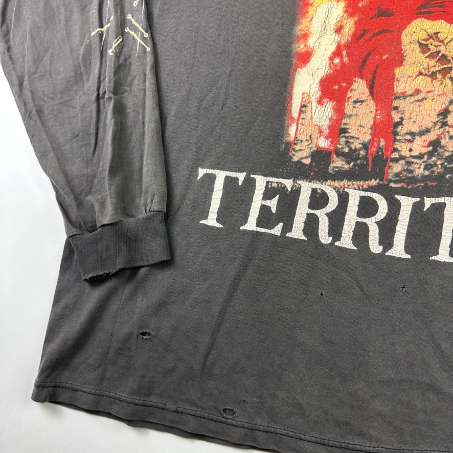 Vintage 1993 Sepultura Long Sleeve Shirt XL War For Territory