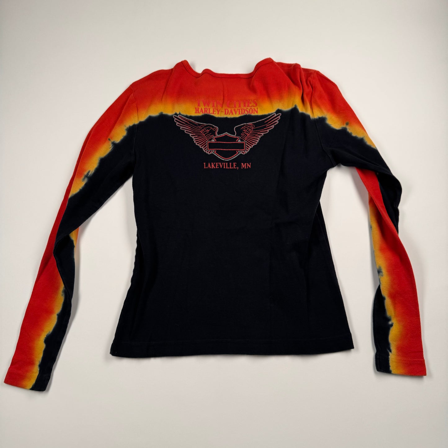 Vintage 90s Harley Davidson Womens Long Sleeve Shirt Medium