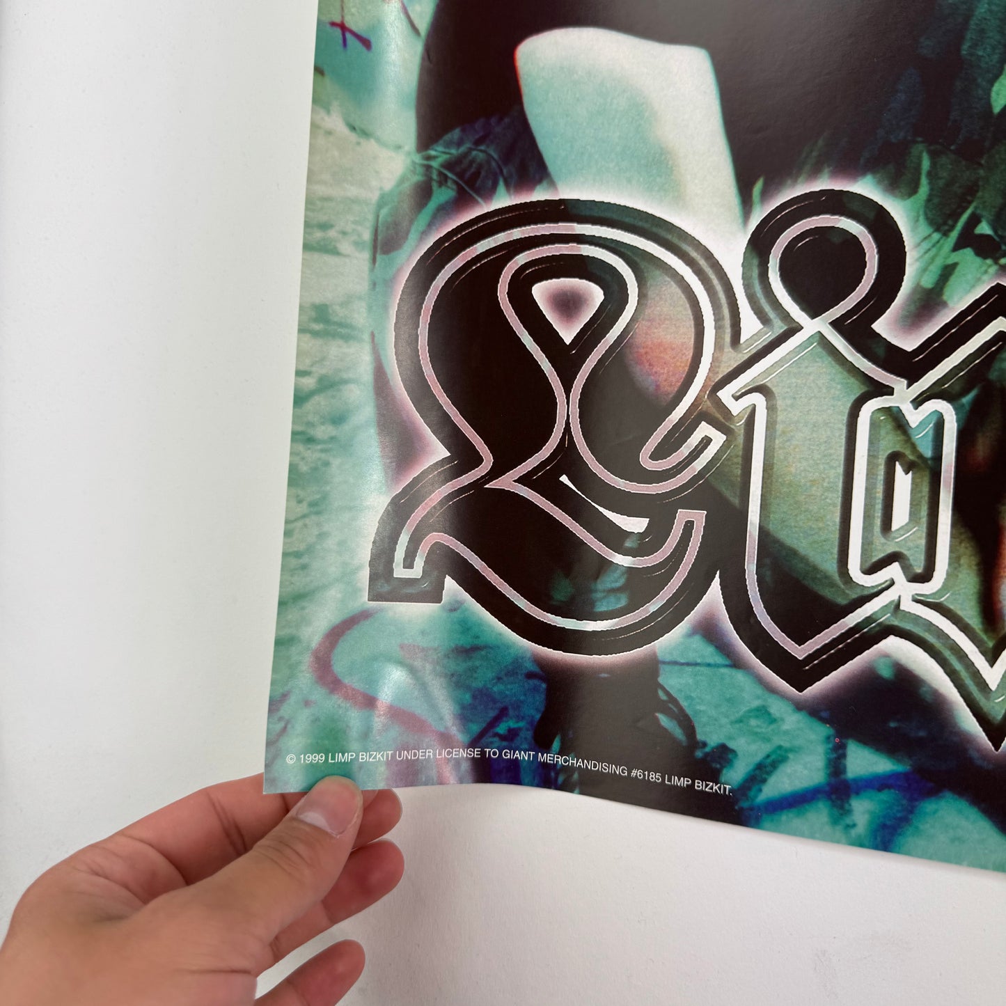 Vintage 1999 Limp Bizkit Poster