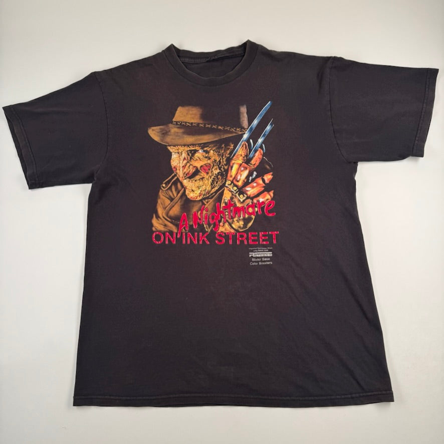 Vintage 90s A Nightmare On Elm Street Shirt XL Ink Tattoo