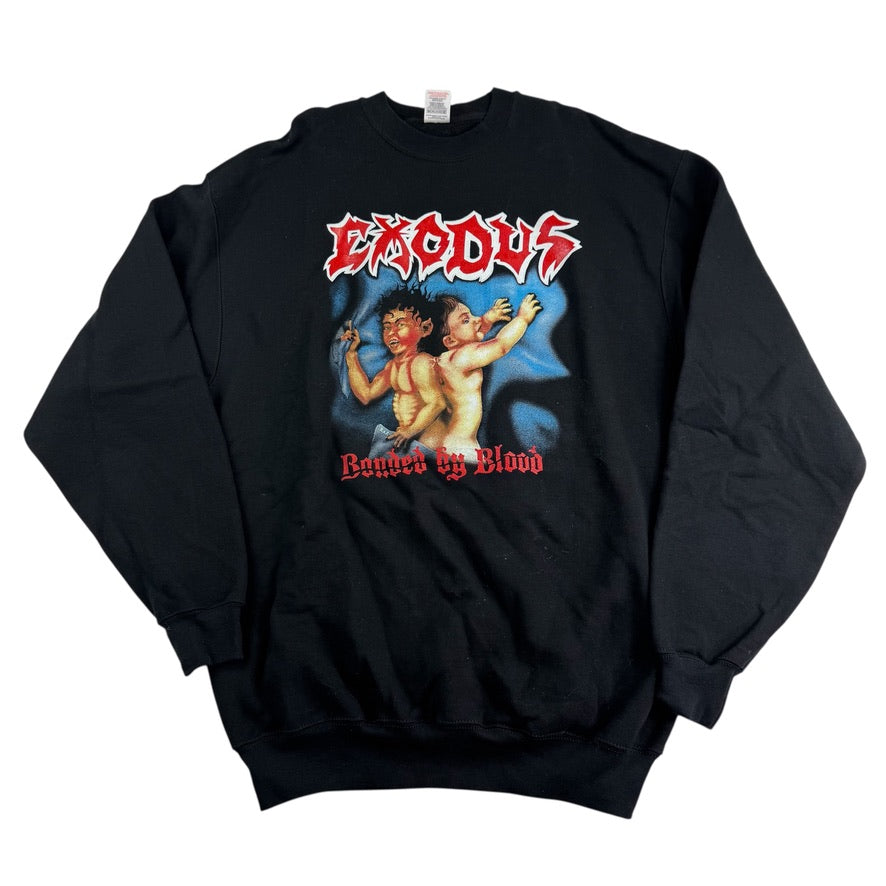 Vintage 2000s Exodus Crewneck Sweatshirt XL Bonded By Blood