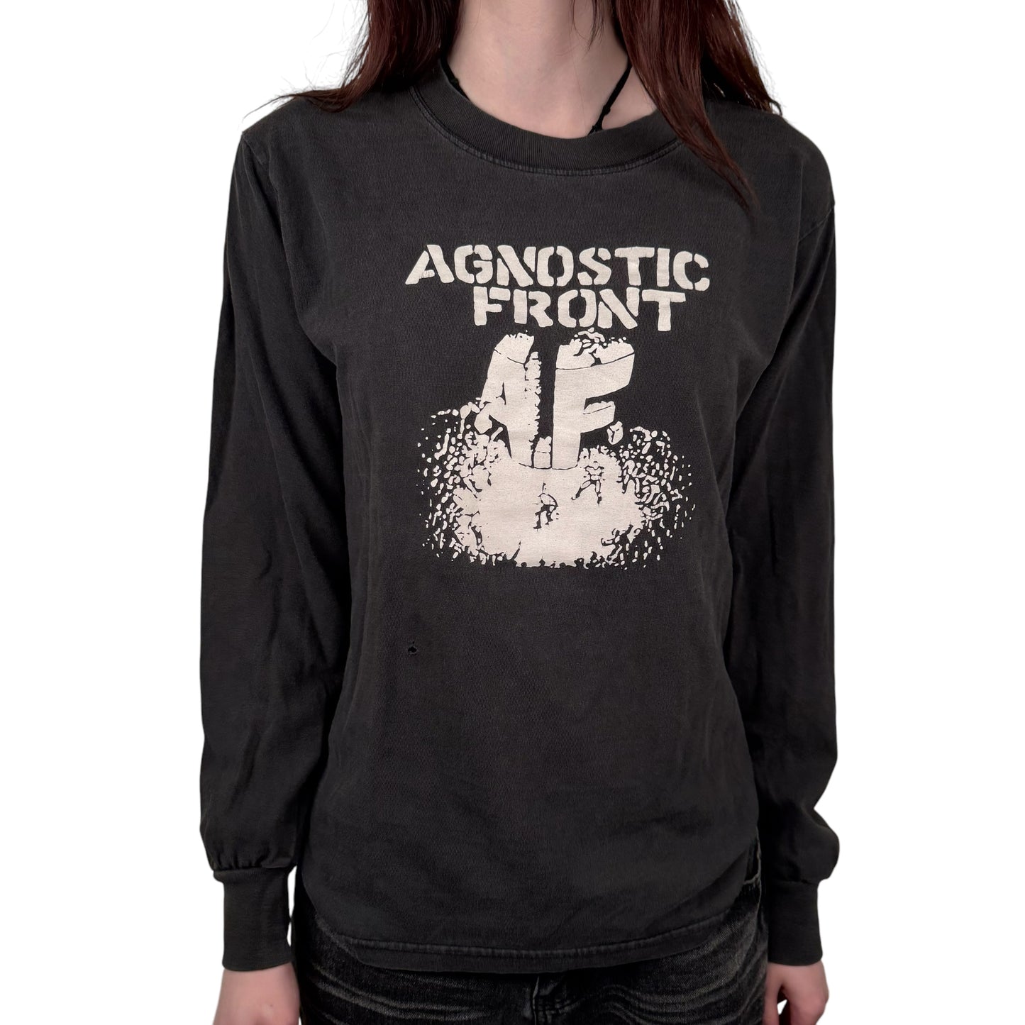 Vintage 2000s Agnostic Front Long Sleeve Shirt Small