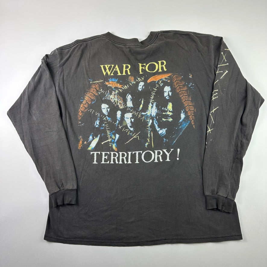 Vintage 1993 Sepultura Long Sleeve Shirt XL War For Territory