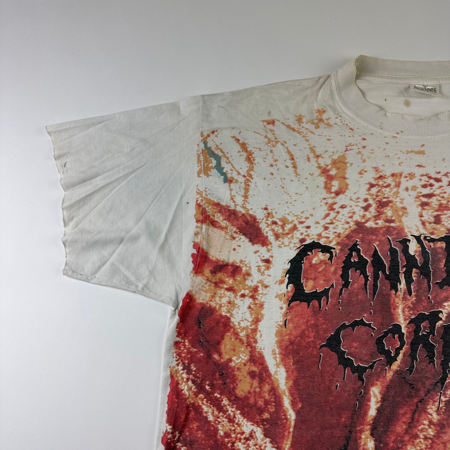 Vintage 90s Cannibal Corpse Shirt Large All Over Print